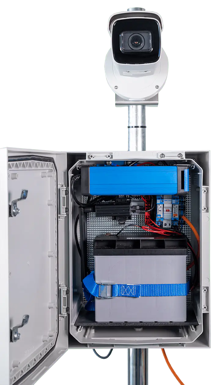 Baustellenkamera mit Batterie Backup